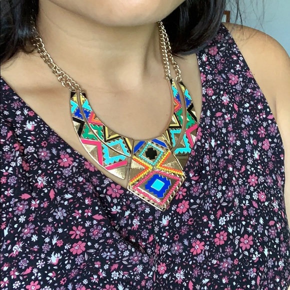 Mosaic necklace - Picture 2 of 2